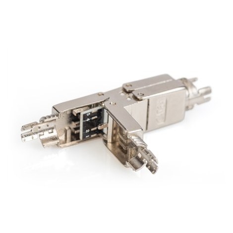 Digitus | DN-93912 | Field Termination Coupler CAT 6A, 500 MHz for AWG 22-26, fully shielded with metal srew cap - 2